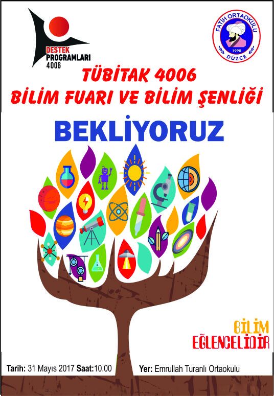 TÜBİTAK 4006 KUŞE AFİŞ K16