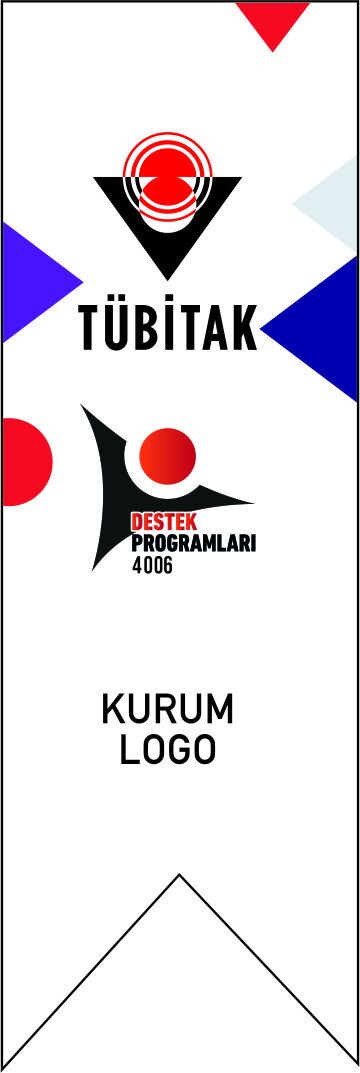TÜBİTAK 4006 KIRLANGIÇ BAYRAK 150X50 KB02