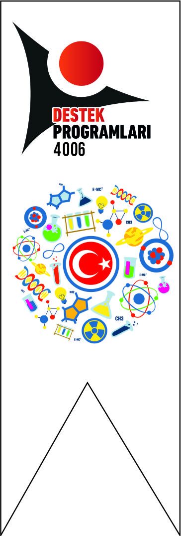 TÜBİTAK 4006 KIRLANGIÇ BAYRAK 150X50 KB11