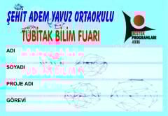 TÜBİTAK 4006 YAKA KARTI YK08