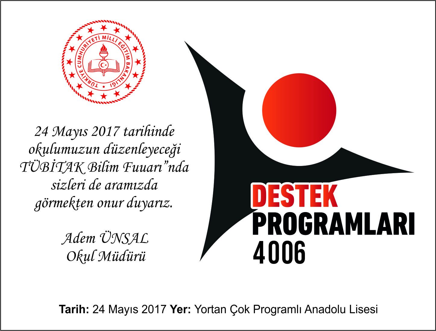 TÜBİTAK 4006 DAVETİYE D03