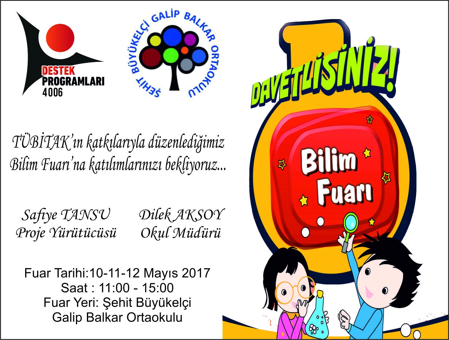 TÜBİTAK 4006 DAVETİYE D10
