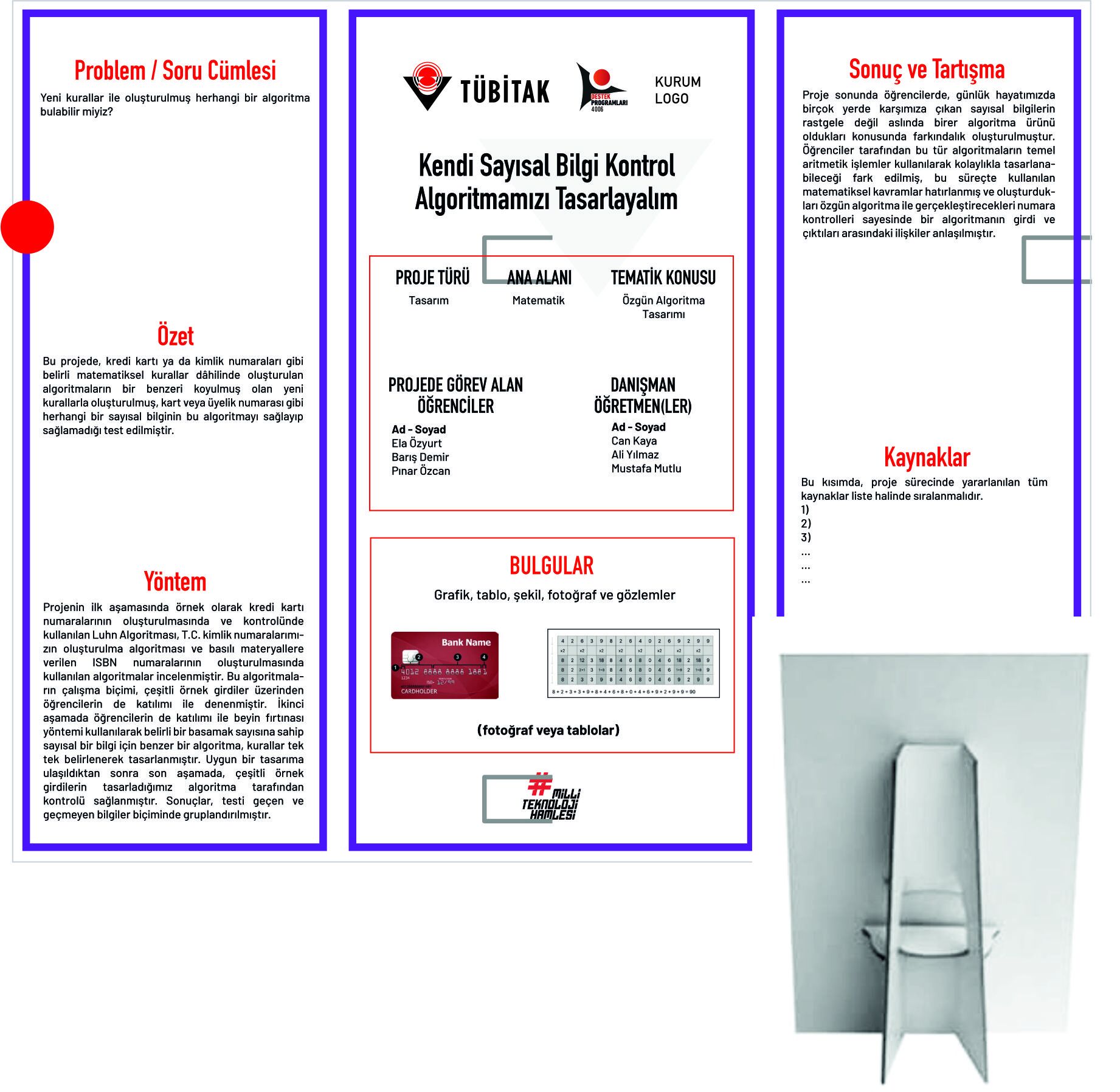 TÜBİTAK 4006 SUNUM PANOSU SP01