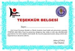 Tübitak 4006 Sertifika TSK01