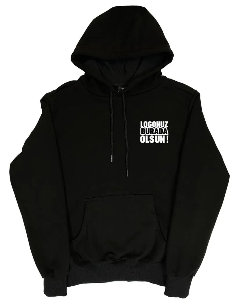 Kapüşonlu Sweatshirt - Baskılı